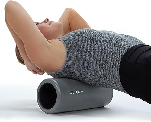 Miniatura 10 de MICRODRY Rodillo trasero de espuma de lujo para alivio muscular, rodillo para yoga, estiramiento, masaje firme de tejido profundo y liberación de