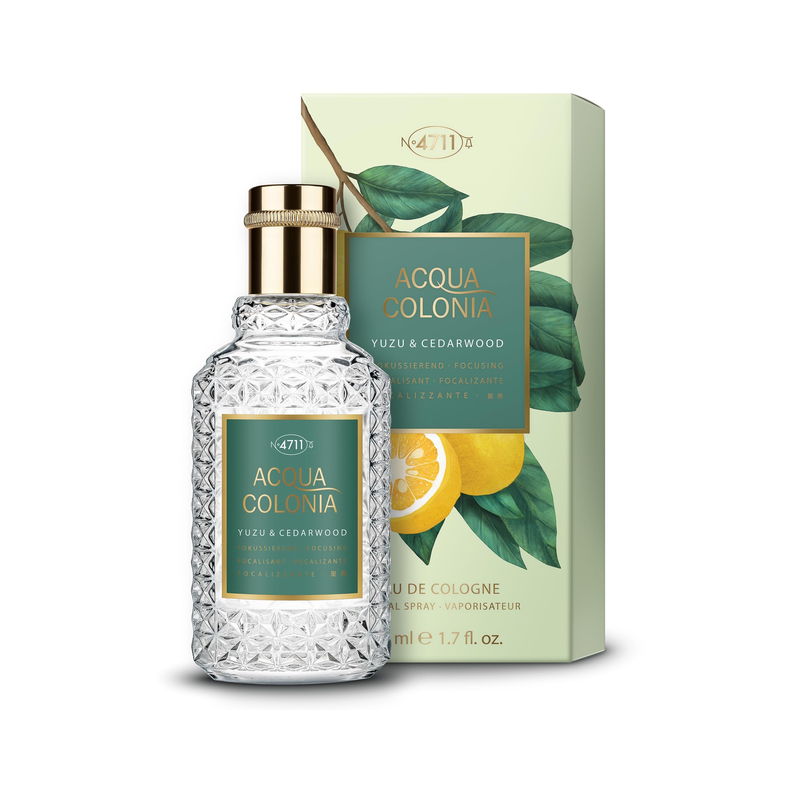 【juju and...】 4711 Acqua Colonia Yuzu & Cedarwood | Eau de Cologne - Focusing