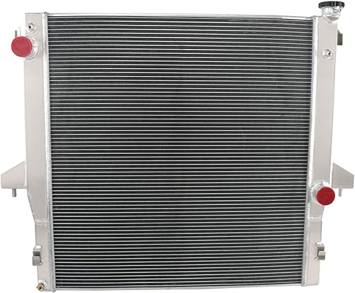 Miniatura 1 de ALLOYWORKS Radiador de aluminio completo de 4 filas de 2.441 in para Dodge Ram 2500 3500 5.9L 6.7L Cummins Turbo Diesel