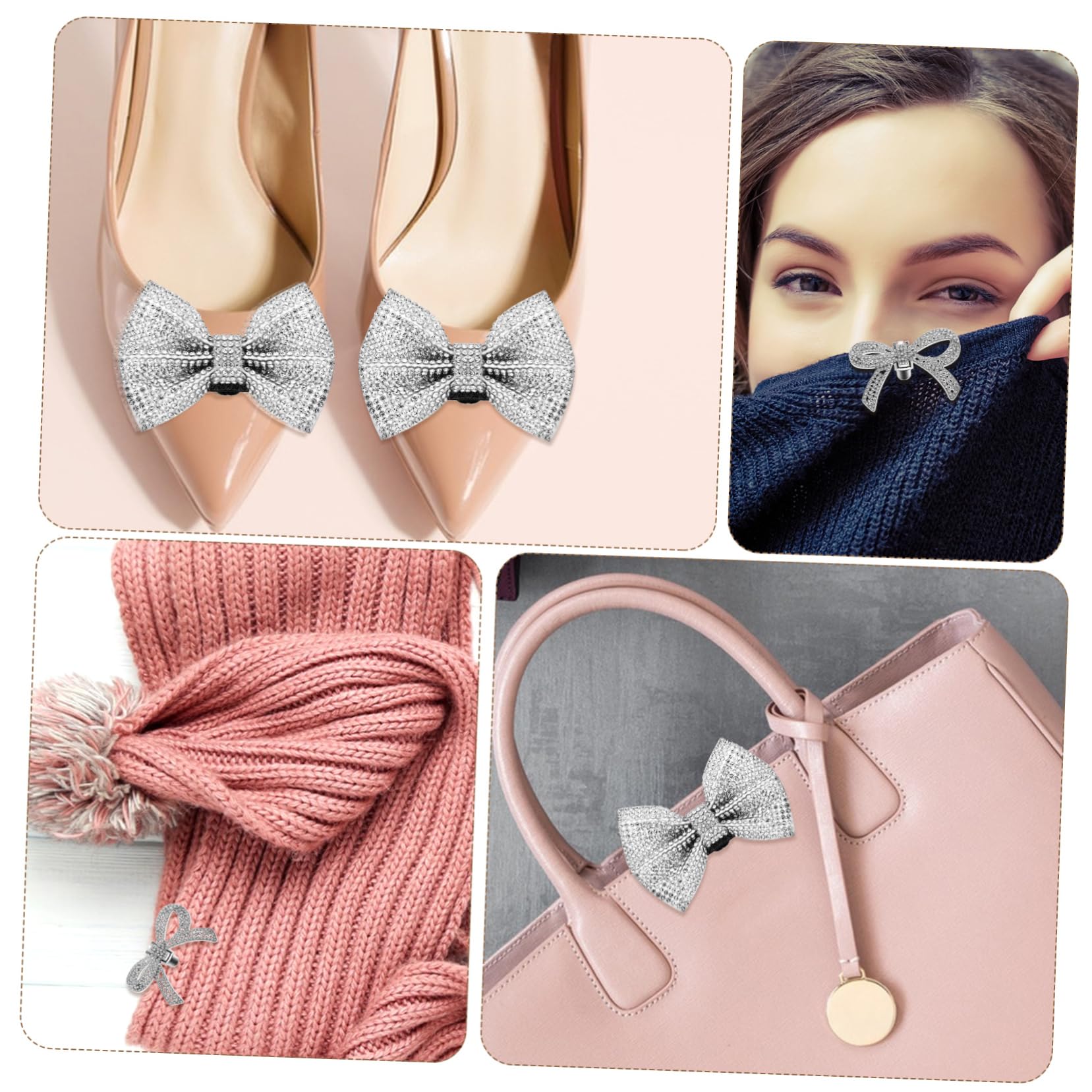 LIFKOME Rhinestone Klipsy Do Butów Dekoracyjne Klipsy Do Butów Na Obcasy Dla Pomp Obcas Buty Wisiorki Na Obcasy Biżuteria Dla Nowożeńców