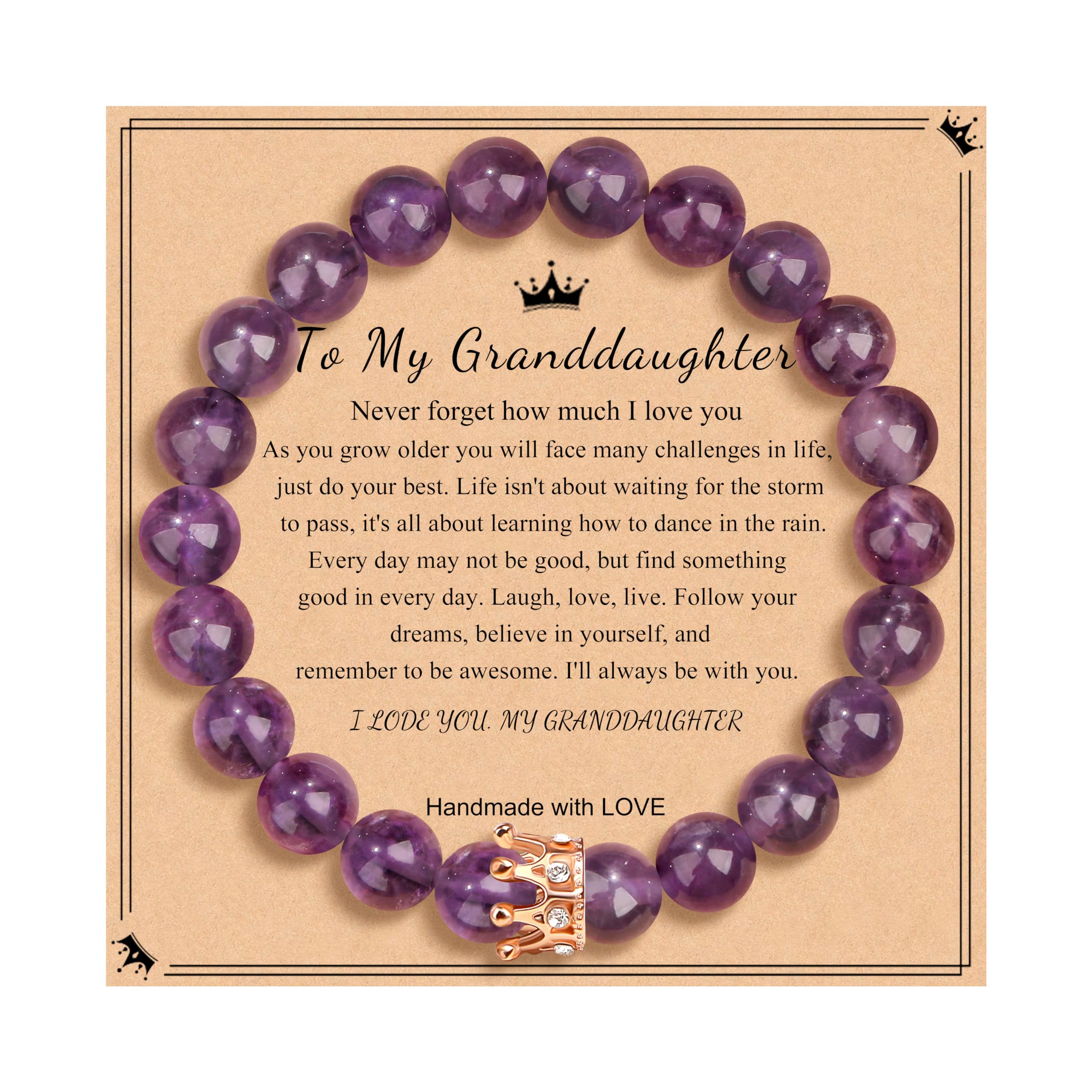 Woman Birthday Gifts Idea Friendship Gifts For Women Best Friends Besties Aunt Female Mom Daughter Granddaughter Gf Anniversary Christmas Valentines Day Graduation Healing Stone Crown Gifts For Her