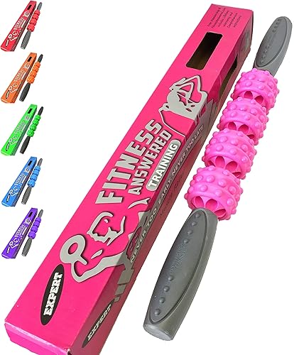 Advanced Series - The Stick Massage Roller Muscle Roller Stick for Muscles - Fitness Answered Training - 16.75" Stainless Steel Core - Large Roller