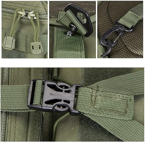 Miniatura 4 de Hopopower - Mochila Táctica con Bandolera, Mochila Militar con Hombro Rover, Bolsa Deportiva EDC con Rango de Asalto, Bolso de Pecho Impermeable