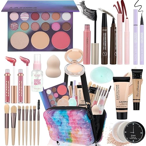 Kit de maquillaje para adolescentes, niñas, kits de maquillaje para adolescentes, juego de regalo de maquillaje para adolescentes y niñas, juegos de