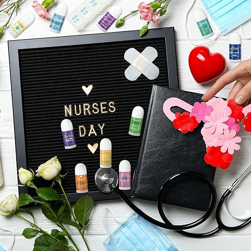 Miniatura 6 de Swiffen Paquete de 50 unidades de mini bálsamo labial para enfermera, regalos para el día de la enfermera, hidratante labial, sabores surtidos, cera