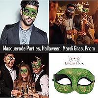 Vista 61 de Máscara de mascarada para hombre, máscara de aspecto antiguo para Halloween, fiesta veneciana, fiesta de máscaras y baile de máscaras