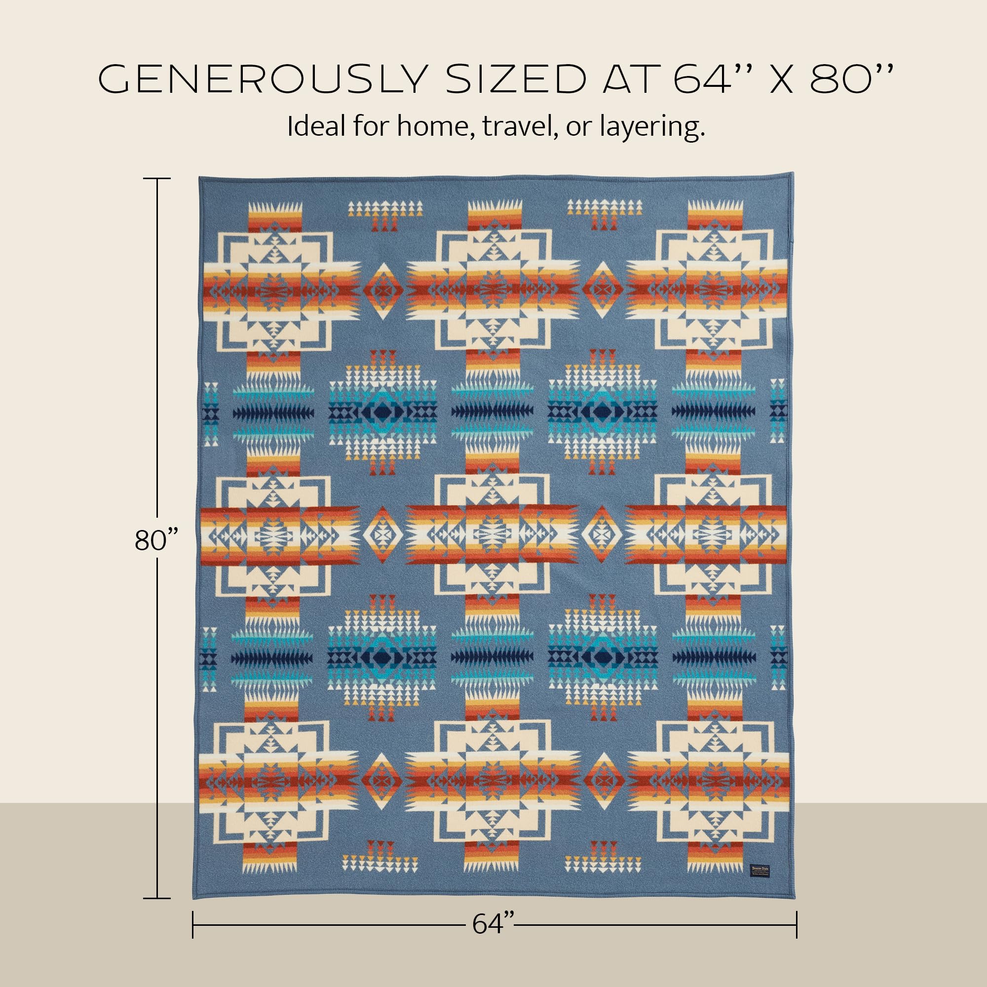 Amazon.co.jp: Pendleton チーフジョセフ ウールブランケット ツイン