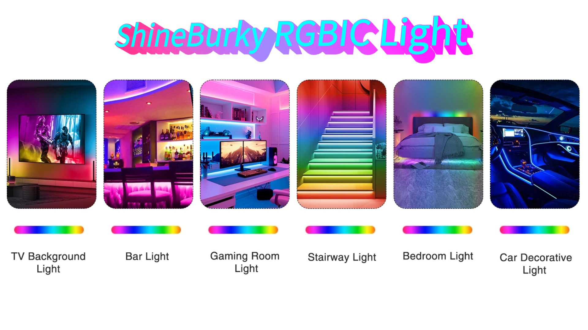 Image of 6.56FT /2M Smart IC USB Neon LED Strip Light, LED Light Strip with APP /Remote Control, Color Changing, Music Sync, Waterproof Flexible Lights Strip for Bedroom, TV Backlight, Ceiling Wall