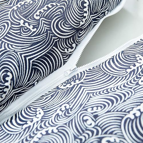 Miniatura 10 de ChezMax juego de almohadón relleno con acolchado, respaldo y asiento, para auto silla mecedora cuadrada plegable, con estampado de caricaturas