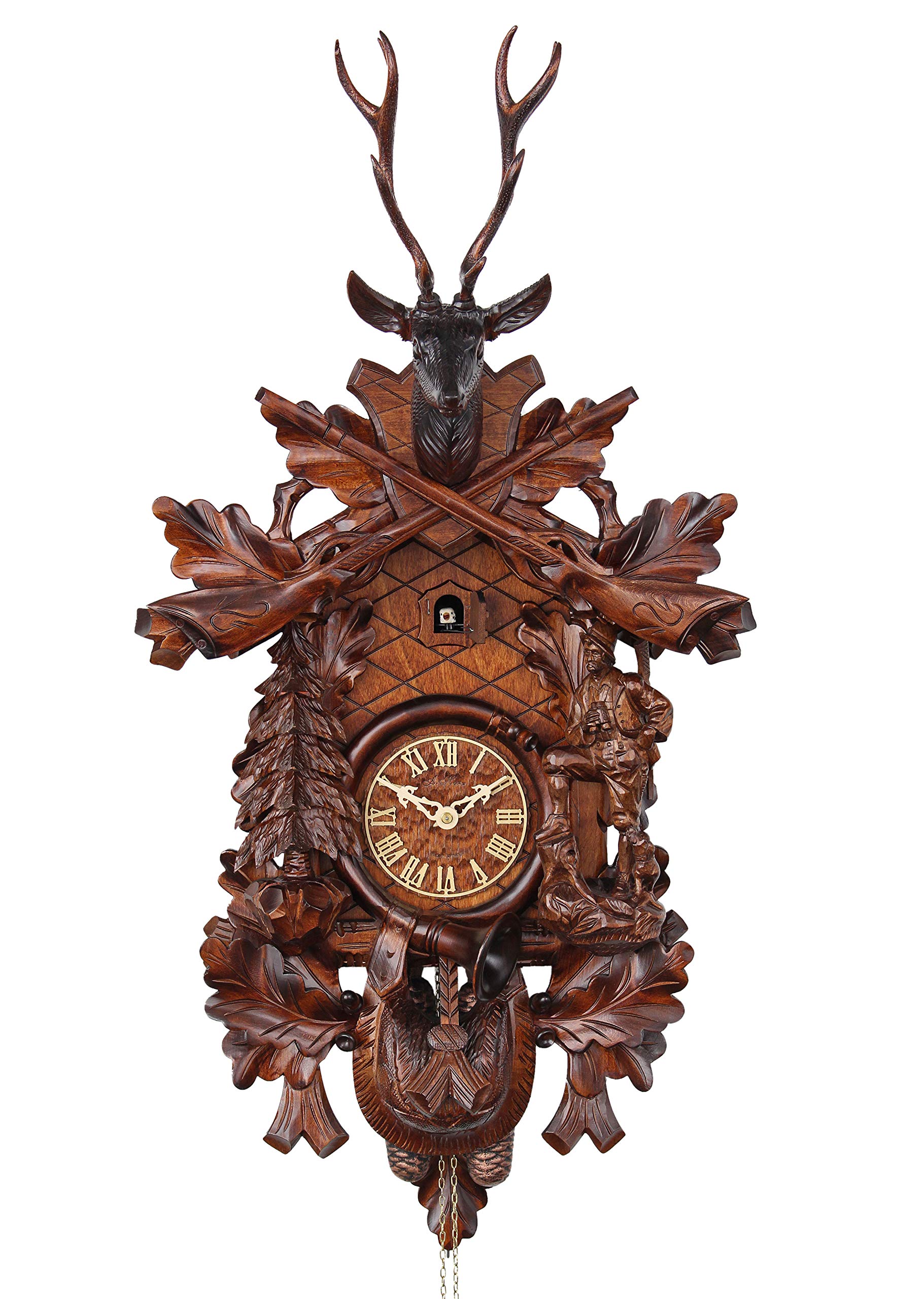 HerrZeit by Adolf Herr Cuckoo Clock - The Deer Hunter XL