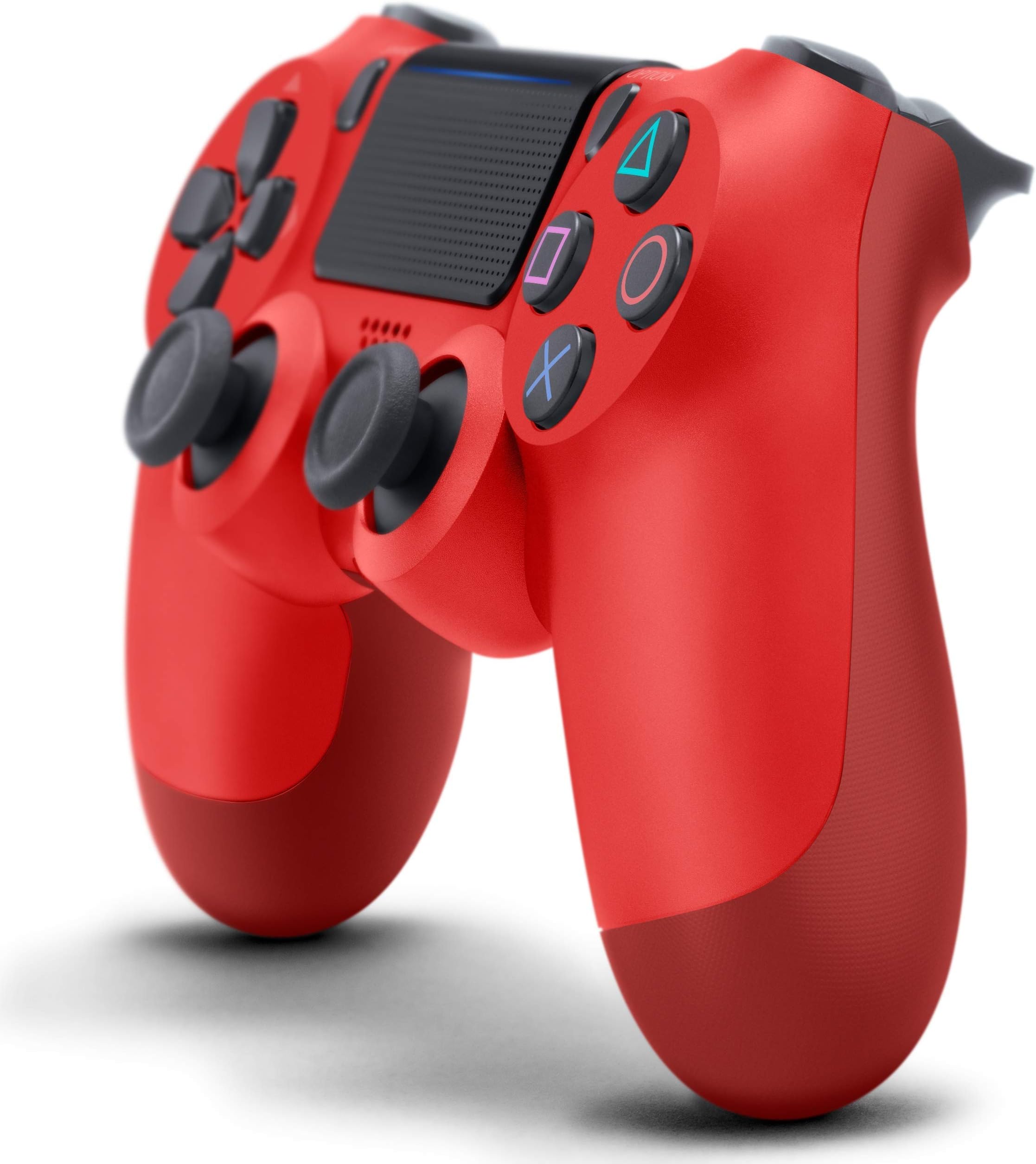 DualShock 4 Wireless Controller for PlayStation 4 - Magma Red (Renewed)