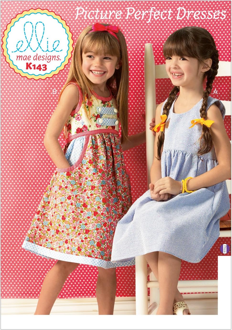 KWIK-SEW PATTERNS K0143OSZ Girls' Dresses Sewing Template