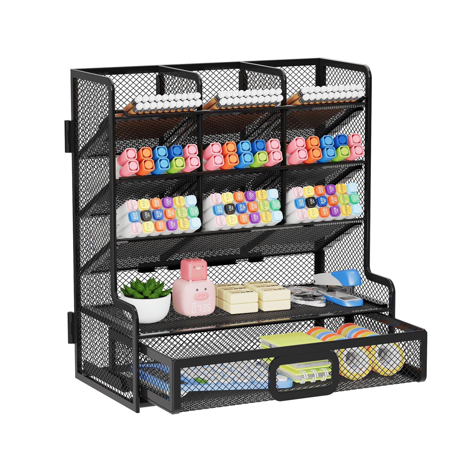 Organiseur de bureau en maille pour ne plus jamais perdre ses crayons
