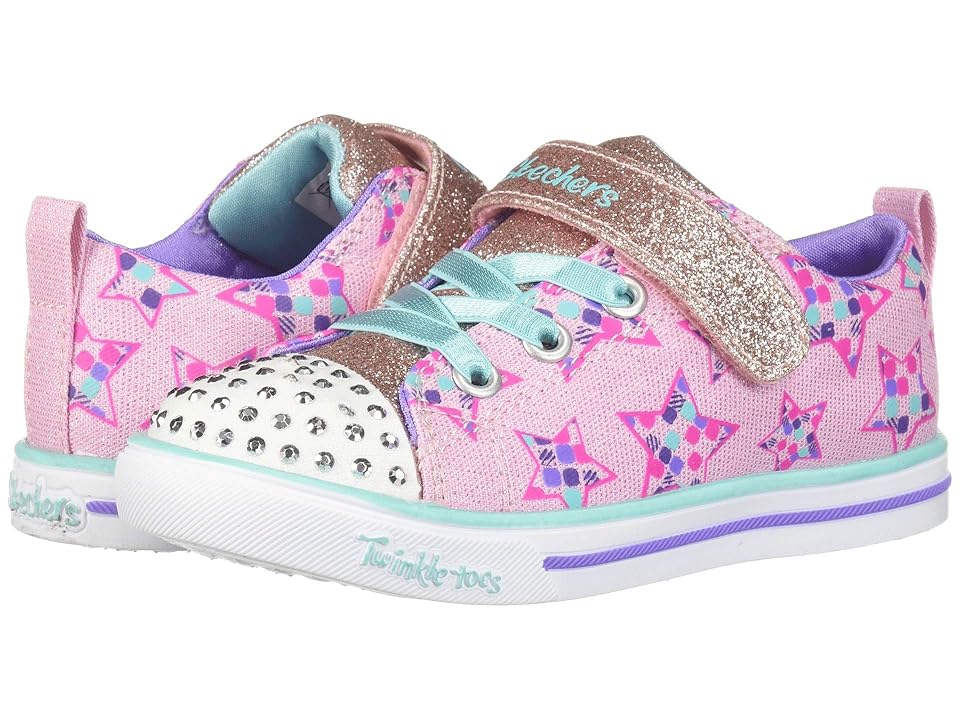

SKECHERS KIDS Sparkle Lite (Toddler) (Pink/Multi) Girl's Shoes