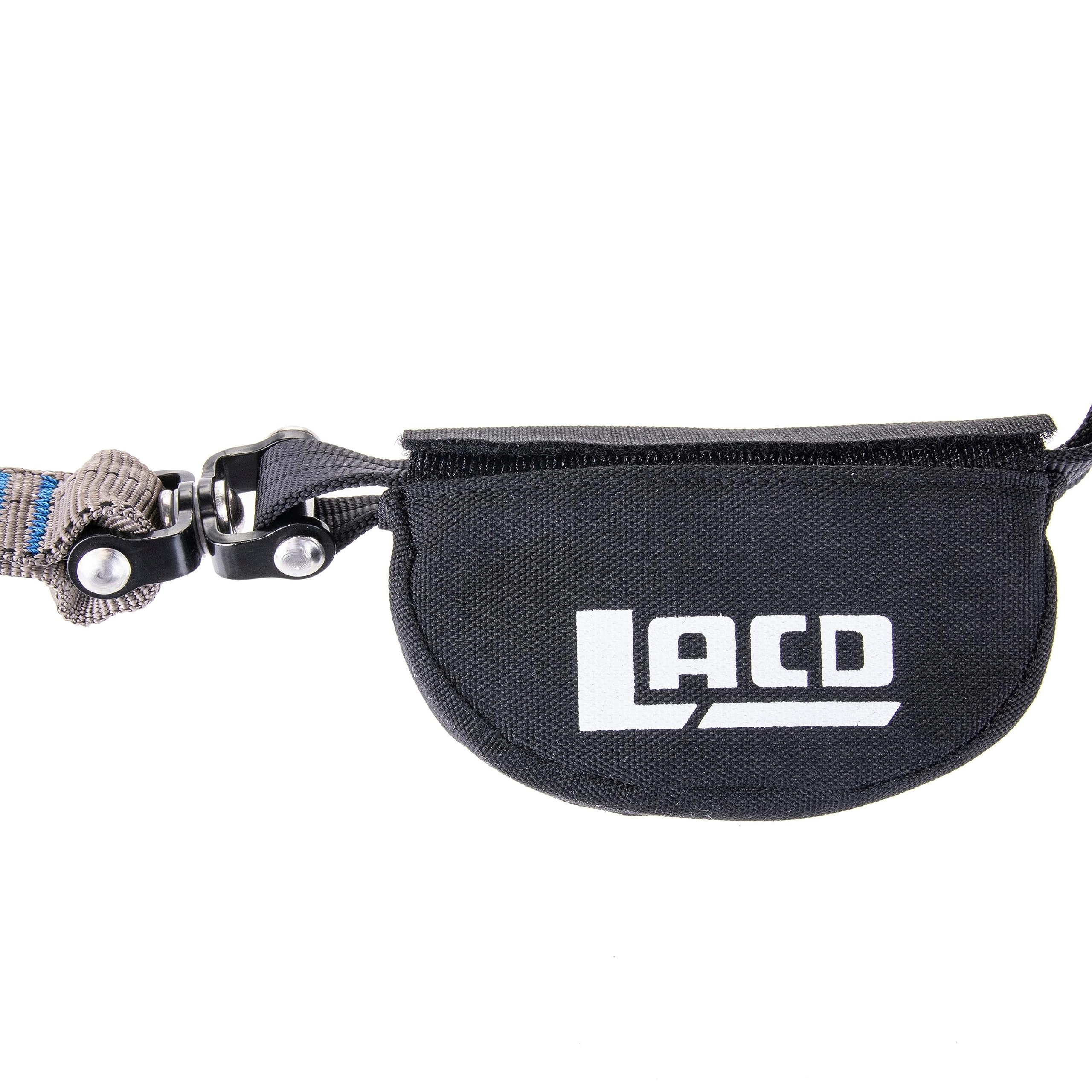 LACD Damen, Herren Klettersteigset KLETTERSTEIGSET Ultimate FERRATA S schwarz-Silber Einheitsgröße