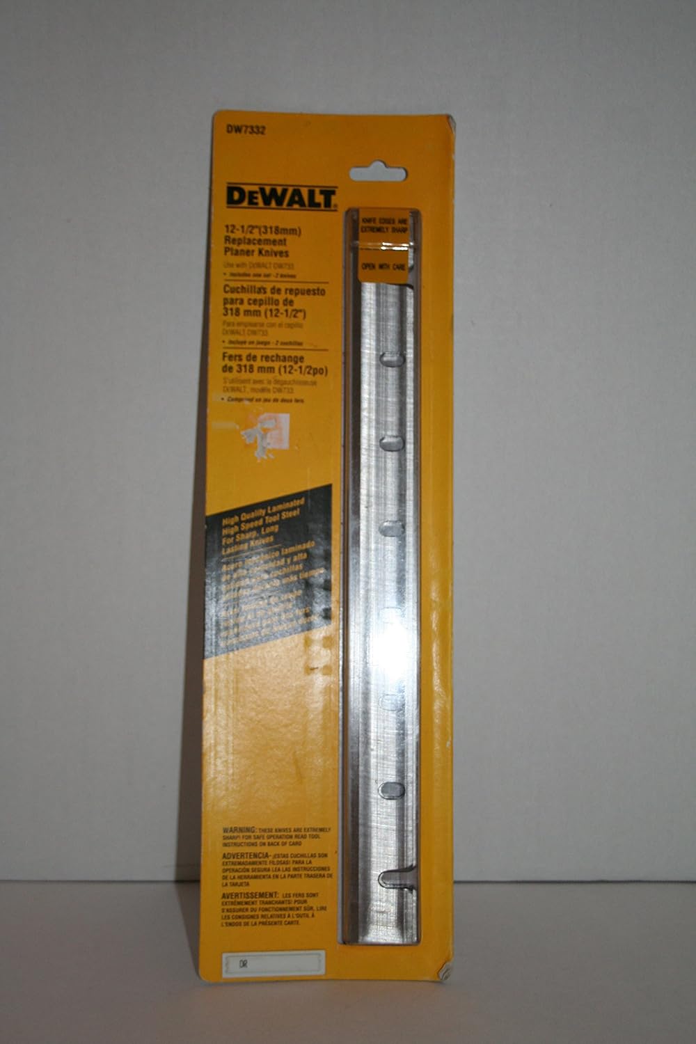 DEWALT Planer Blades, High-Speed, Steel (DW7332)