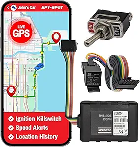 Spy Spot GV53MG GPS Vehicle Tracker with 4G Hard Wire Kill Switch, Remotely Disable The Ignition from Any Location, Real-Time Locator and Tracking Device with US,CA,MX Coverage, Subscription Required asin的图片