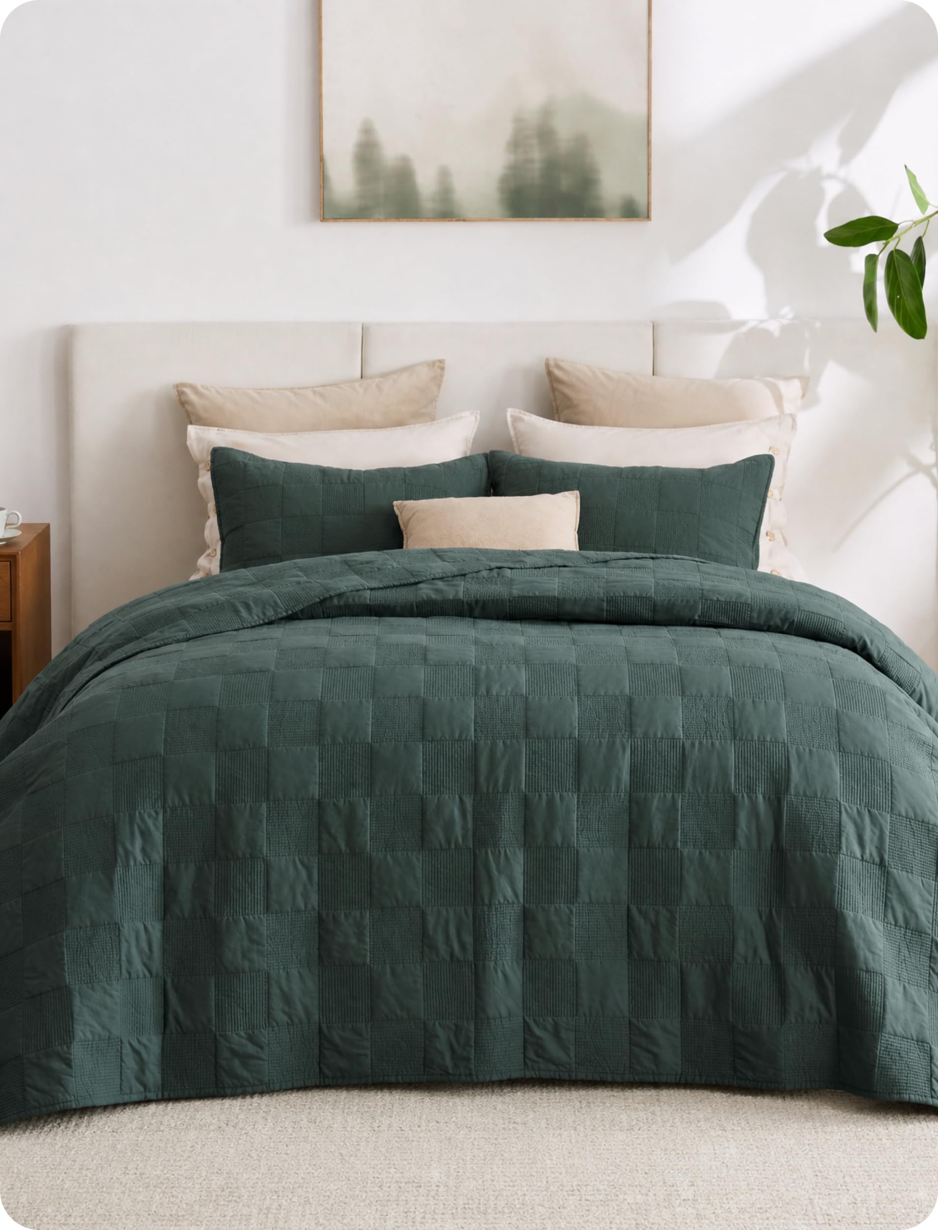 Bedsure 100% Cotton Quilt Set