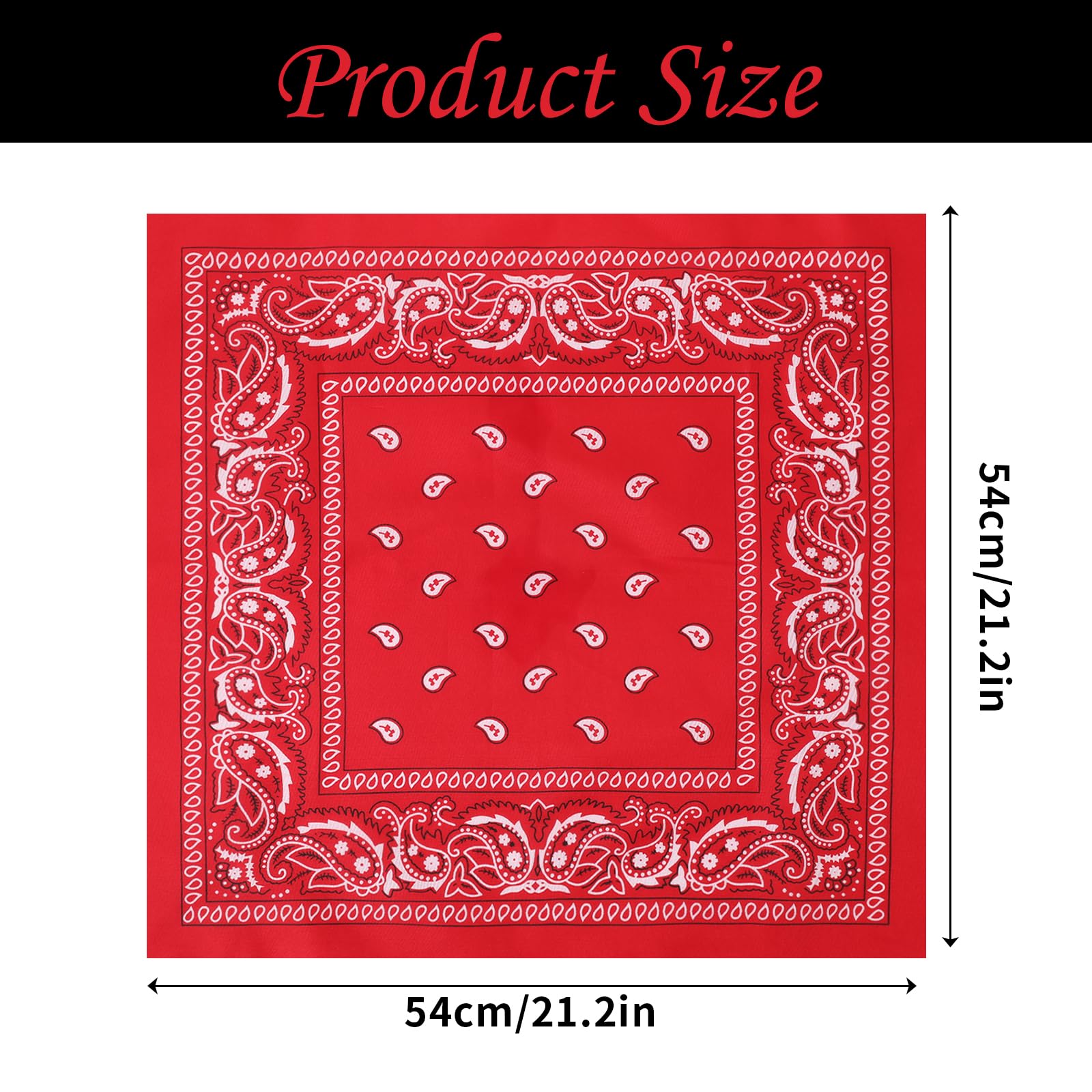2 sztuki bandany dla mężczyzn i kobiet, 55 x 55 cm, chusta na szyję, wzór Paisley, dla kobiet i mężczyzn, bandana, chusta na głowę, dla motocyklistów, mężczyzn
