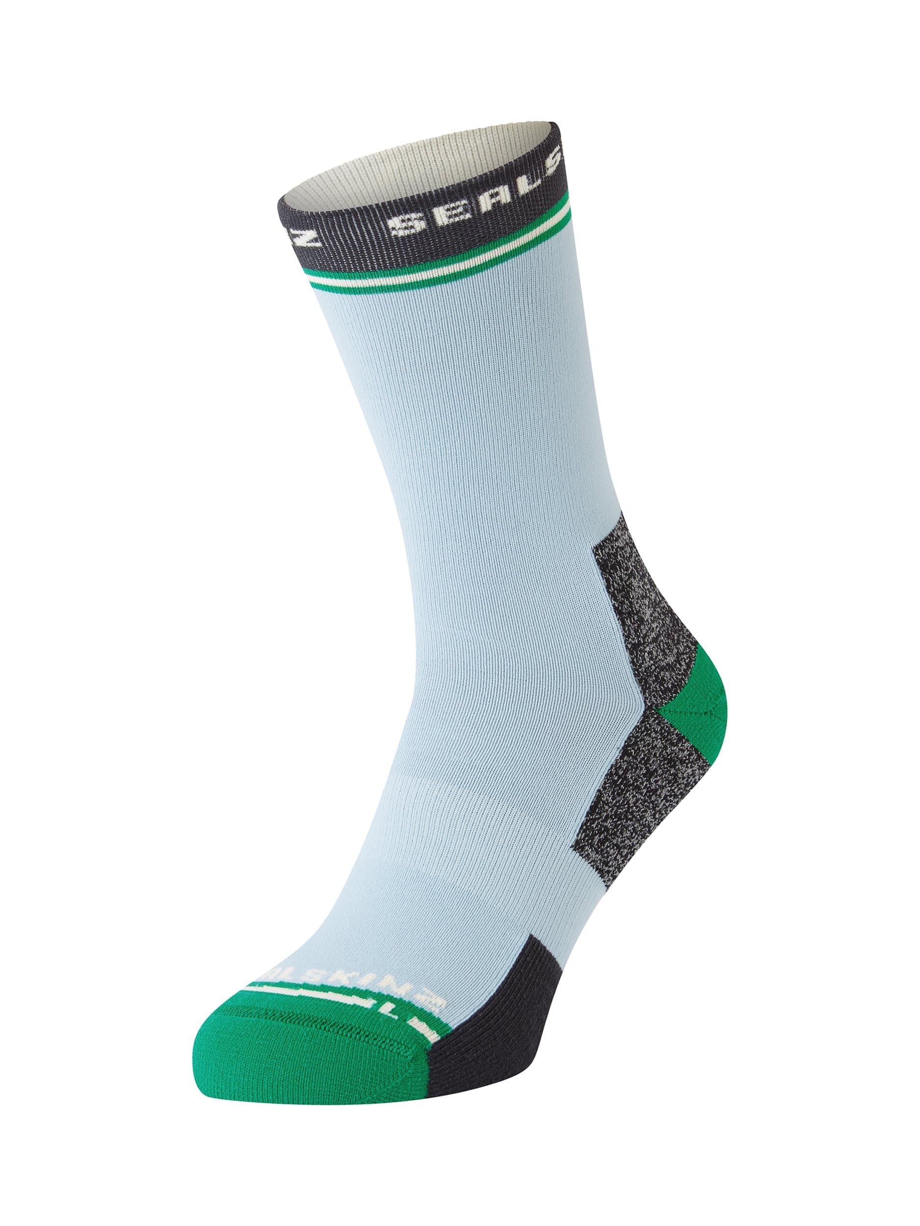 SEALSKINZ | Blofield | Anti-Blister Mid Length Running Socks | Double Layer Technology | Ergonomic Second Skin Protection