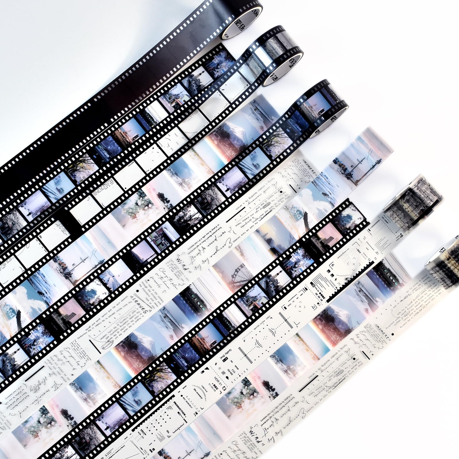 Amazon.com: 6 Rolls Washi Tape for Journaling 40 Ft Film Strip