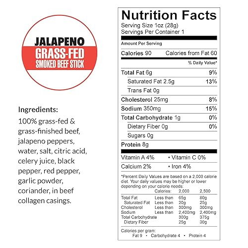 Miniatura 3 de Palitos de carne de 7 sabores variados. Sin nitratos añadidos, gluten, soja, MSG, lácteos, frutos secos. 5 sabores de carne alimentada con pasto, 1