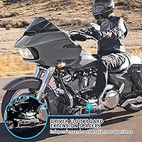 Vista 4 de Wsays Espaciadores de extensión de suelo de 1 pulgada, kit de extensores de suelo compatible con Harley Touring Electra Street Road Glide Road King