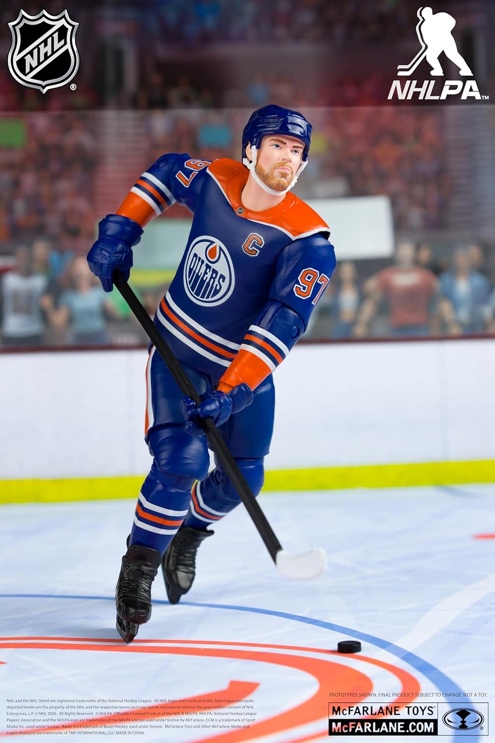 McFarlane Toys- NHL Connor McDavid (Edmonton Oilers) 6in Action Figure McFarlane's SportsPicks