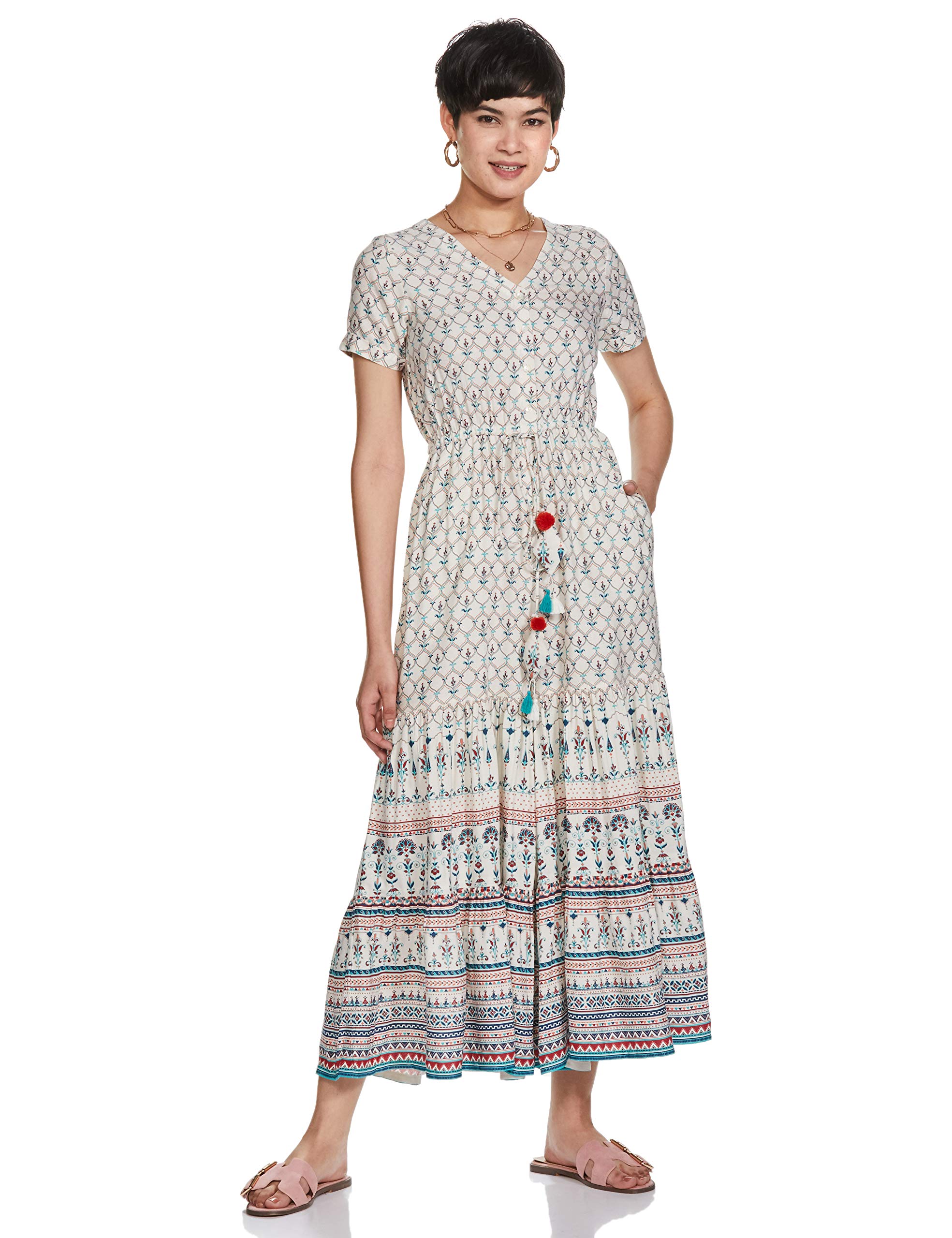 global desiWomen's Viscose A-Line Above The Knee Casual Dress