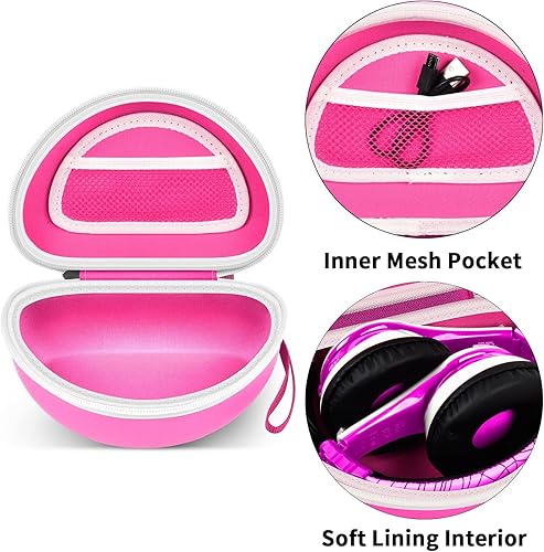 Miniatura 3 de Funda compatible con auriculares portátiles inalámbricos Bluetooth eKids, para niños y niños pequeños, bolsa de almacenamiento también se adapta a