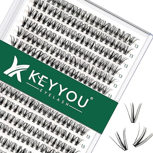 Miniatura 20 de Extensiones de racimos de pestañas 300 piezas, pestañas individuales 40D 0.07D rizado 11mm, para colocar en casa, bandeja grande de volumen