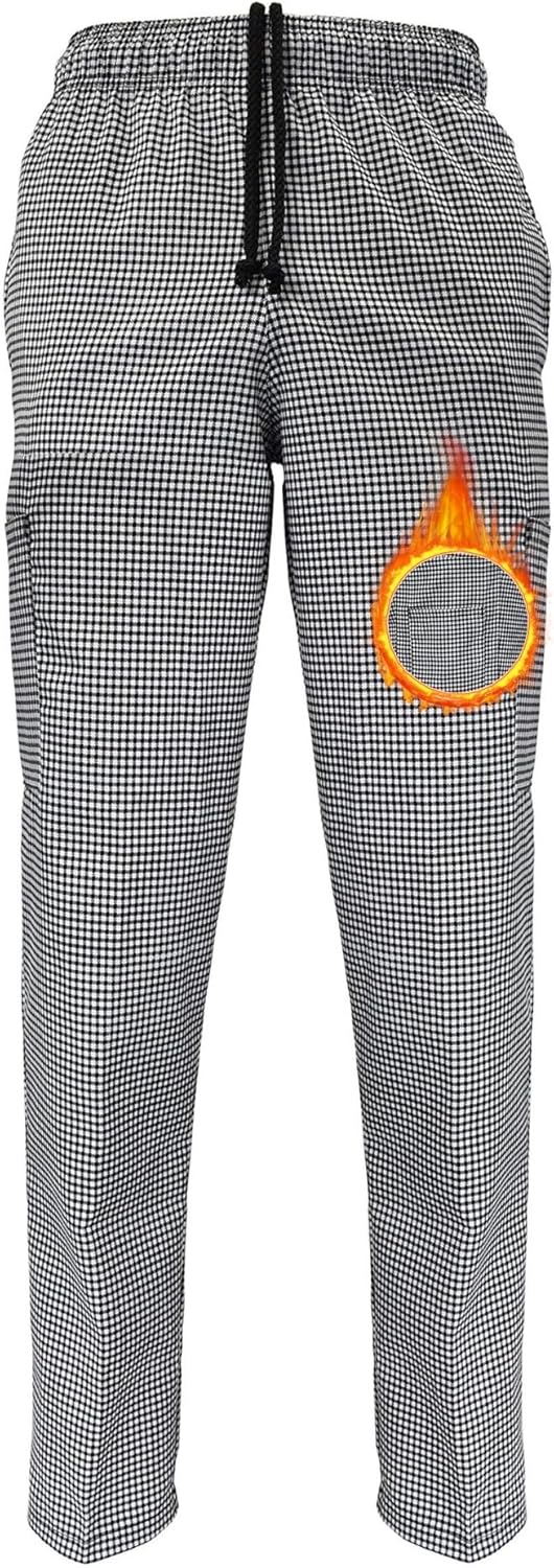 M&M SCRUBS Unisex Classic Chef Pants