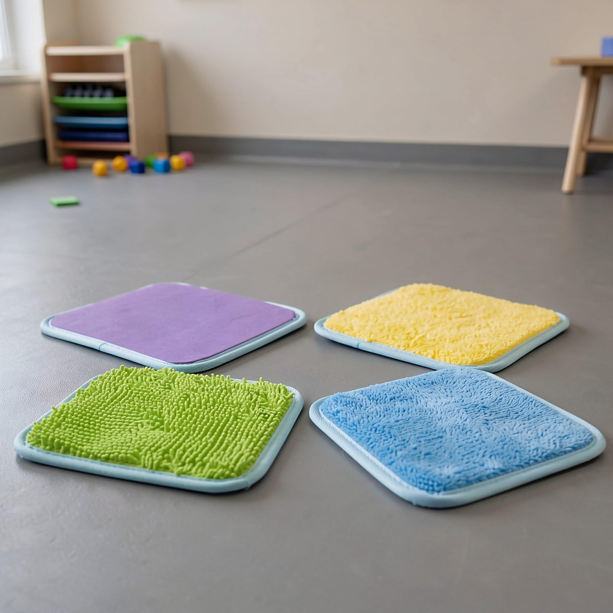Didiseaon 8 baldosas sensoriales para el suelo para niños pequeños,