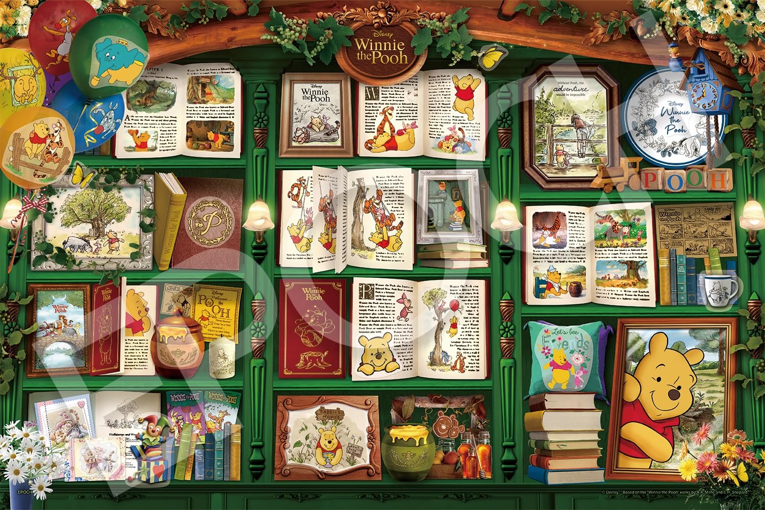 Amazon | エポック社 1000ピース ジグソーパズル ディズニー Bookshelf 