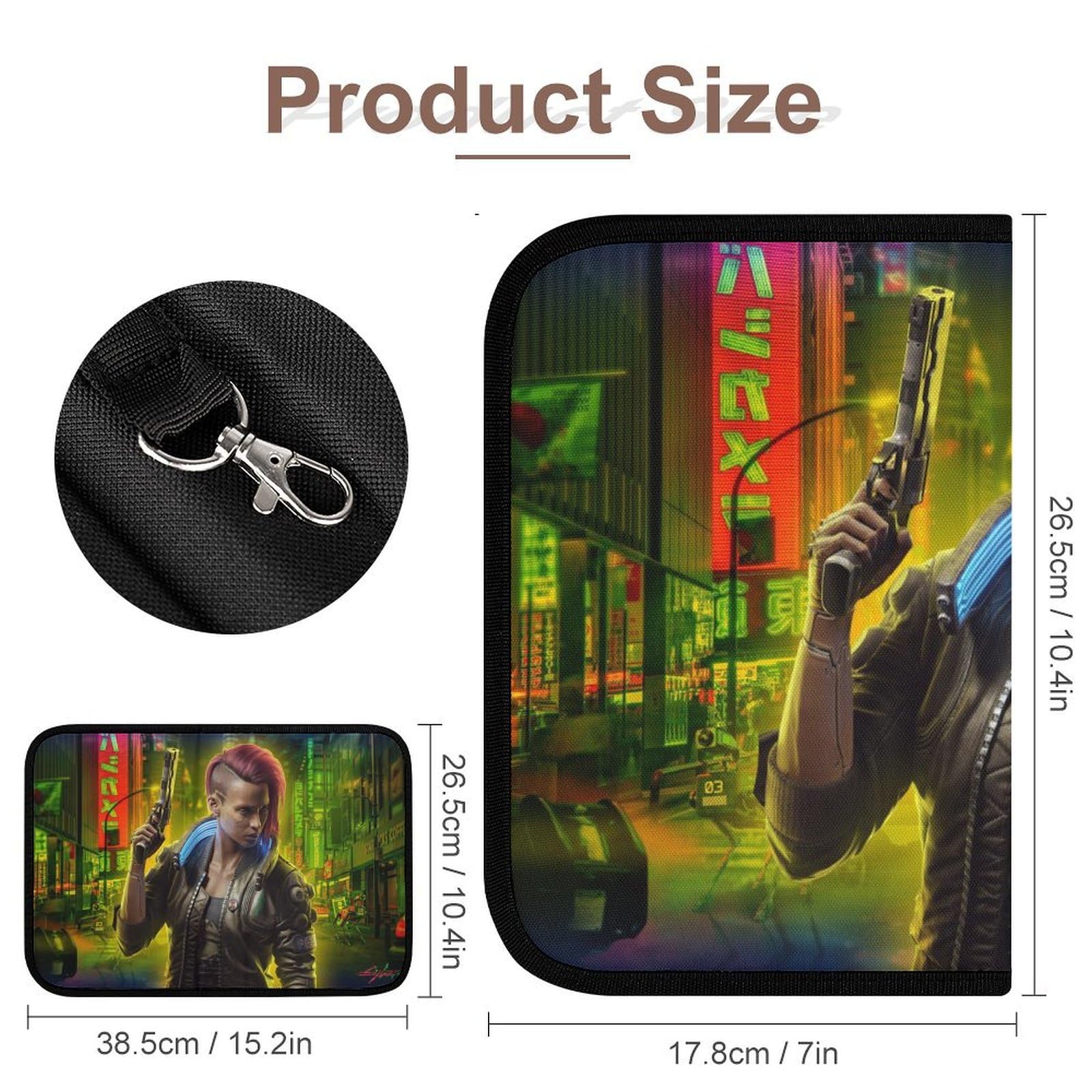 Amazon.co.jp: ガジェットポーチ サイバーパンク 2077 トラベルポーチ