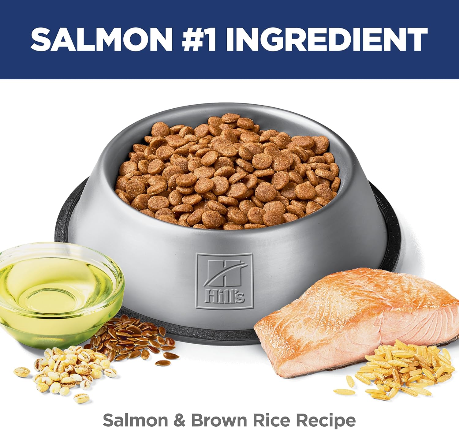 Hill's Science Diet Sensitive Stomach & Skin, Puppy, Stomach & Skin Sensitivity Support, Dry Dog Food, Salmon & Brown Rice, 13 lb Bag - Image 4