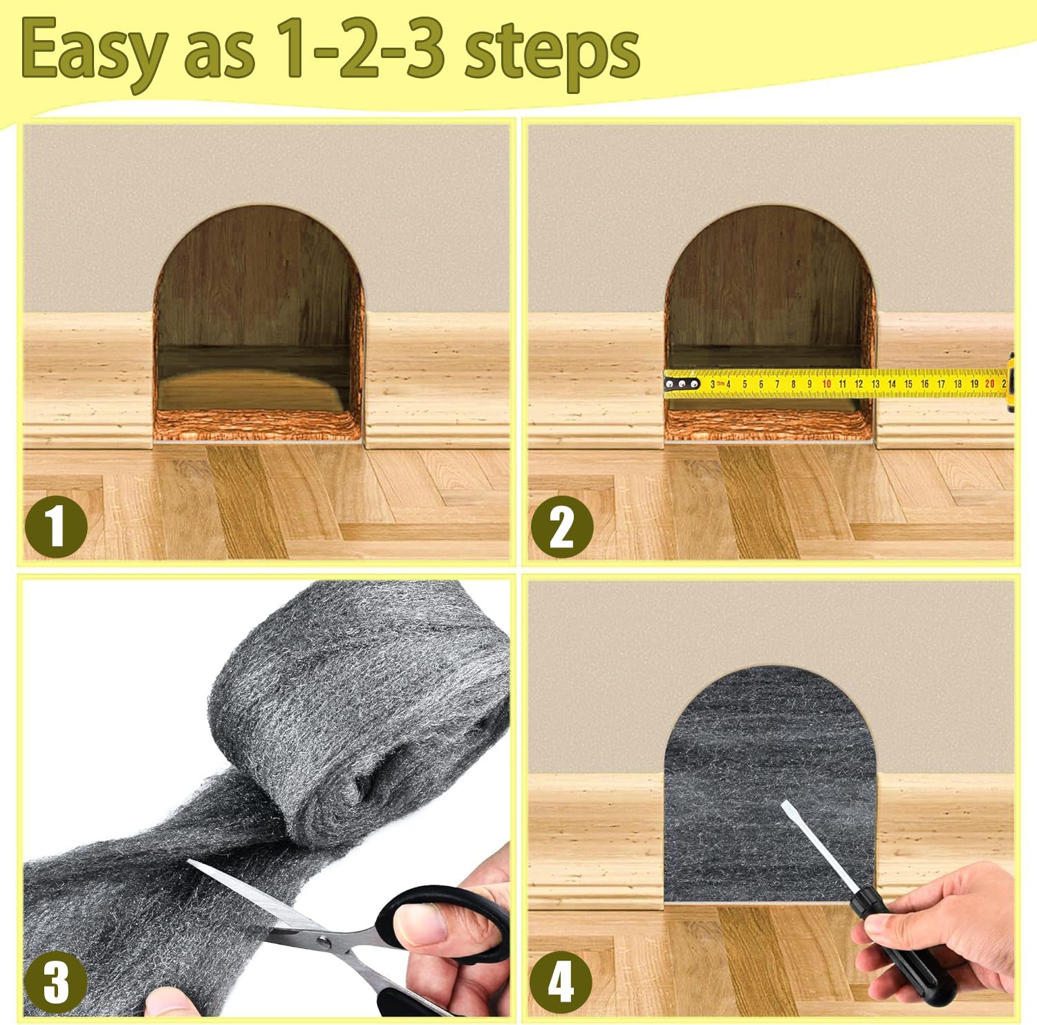 Steel Wool for Mice Control - Keep Mice Away -6