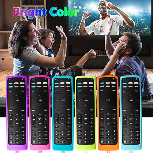 Miniatura 7 de Paquete de 2 fundas para control remoto Vizio, compatible con Vizio Remote Case XRT136  XRT140 Series Universal Smart TV Control Funda de silicona