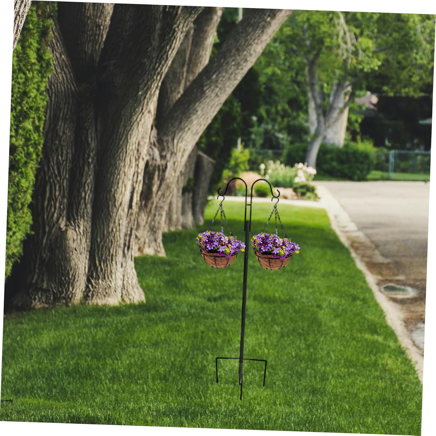 Outdoor Shepherd Hooks for Hanging Iron Plant Hanger Rods Garden Hooks for Lanterns Birdhouse