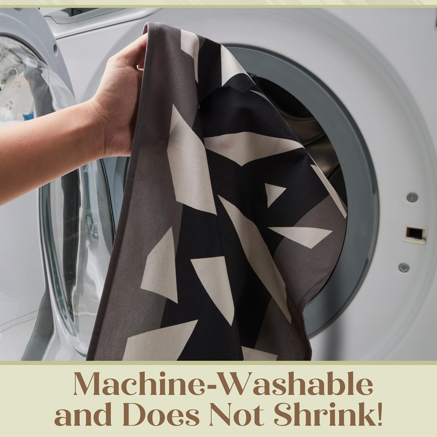 Cotton Geometrical Modern Table Runners 72 inches Long Black Gray and White for Family Dinner, Holiday Parties Wedding Banquet Decorations,, Grey, 13Wx72L (TL-HYT01) black and gray 13Wx72L