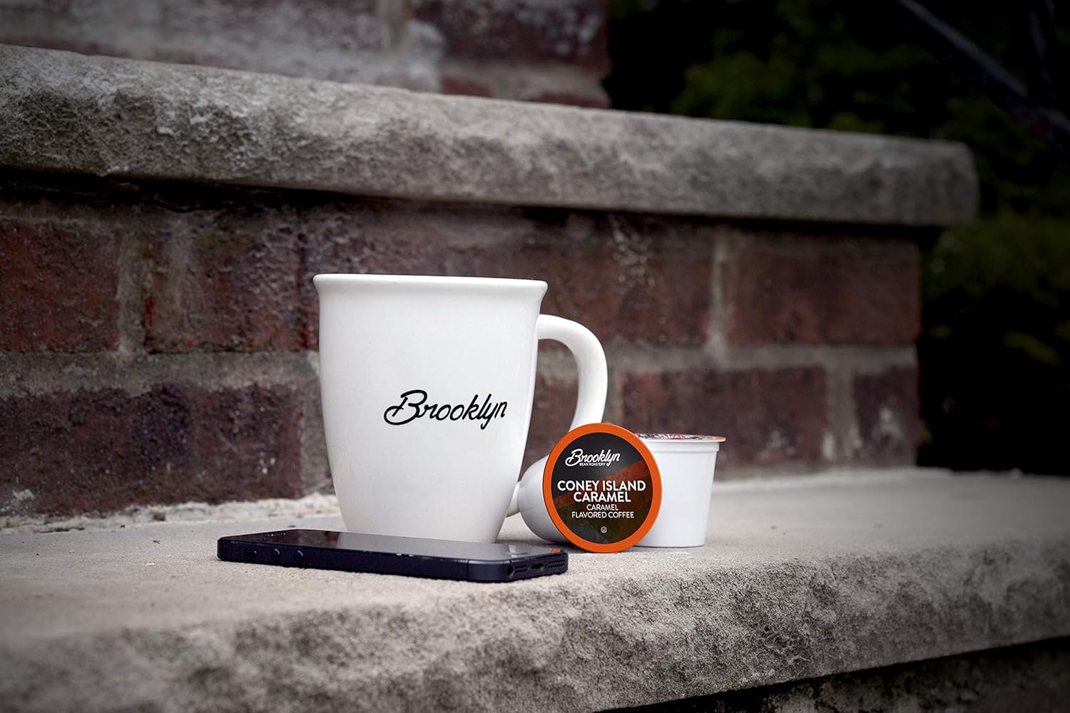 Brooklyn Beans Coney Island Caramel Gourmet Coffee Pods - Compatible with Keurig K Cup Brewers Including 2.0 Machines, 40 Count, Rich and Creamy Caramel