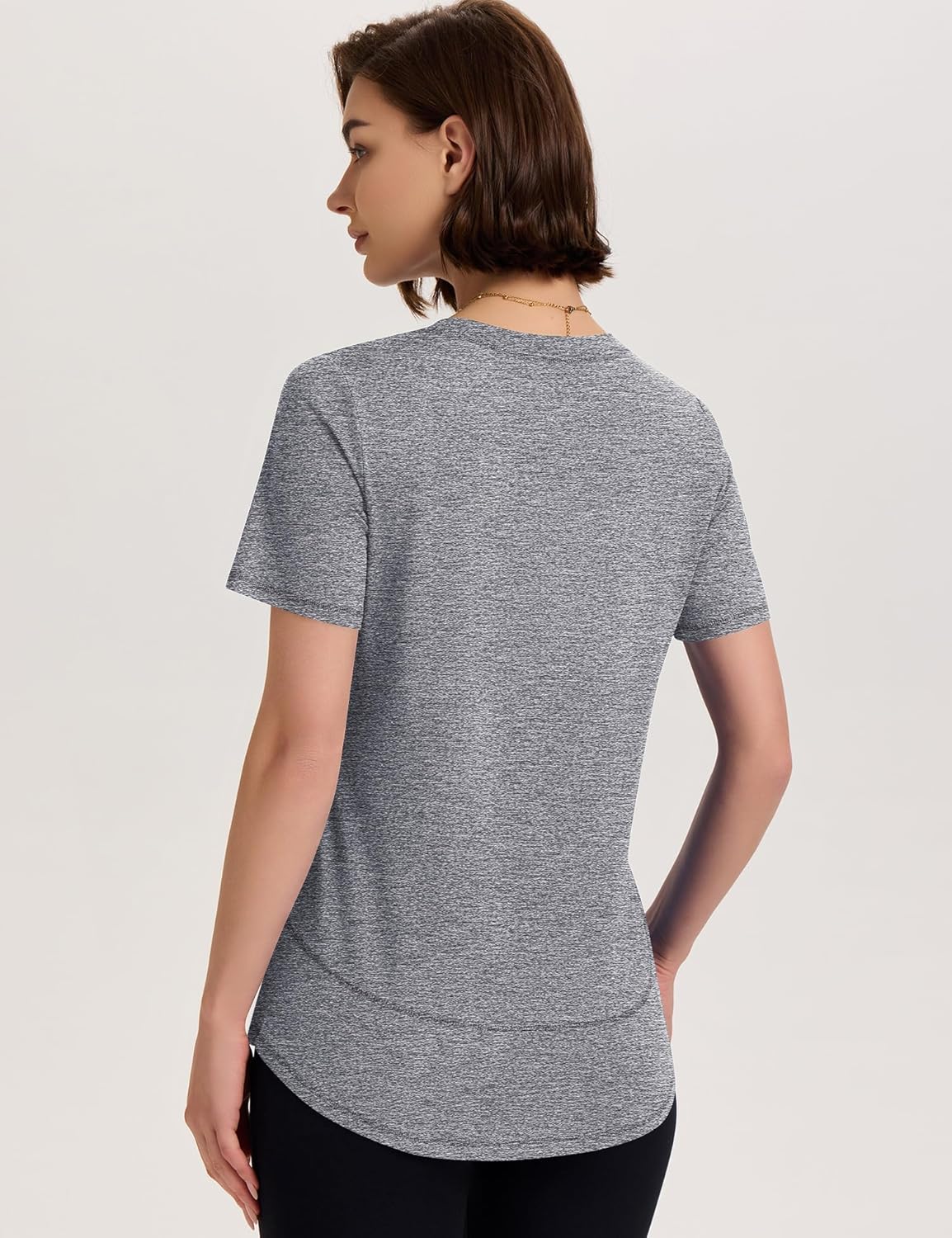 TCOT Workout Tops for Women V Neck Short Sleeve Hiking T-Shirts Yoga Shirts Athletic Top Exercise Shirt - Image 7