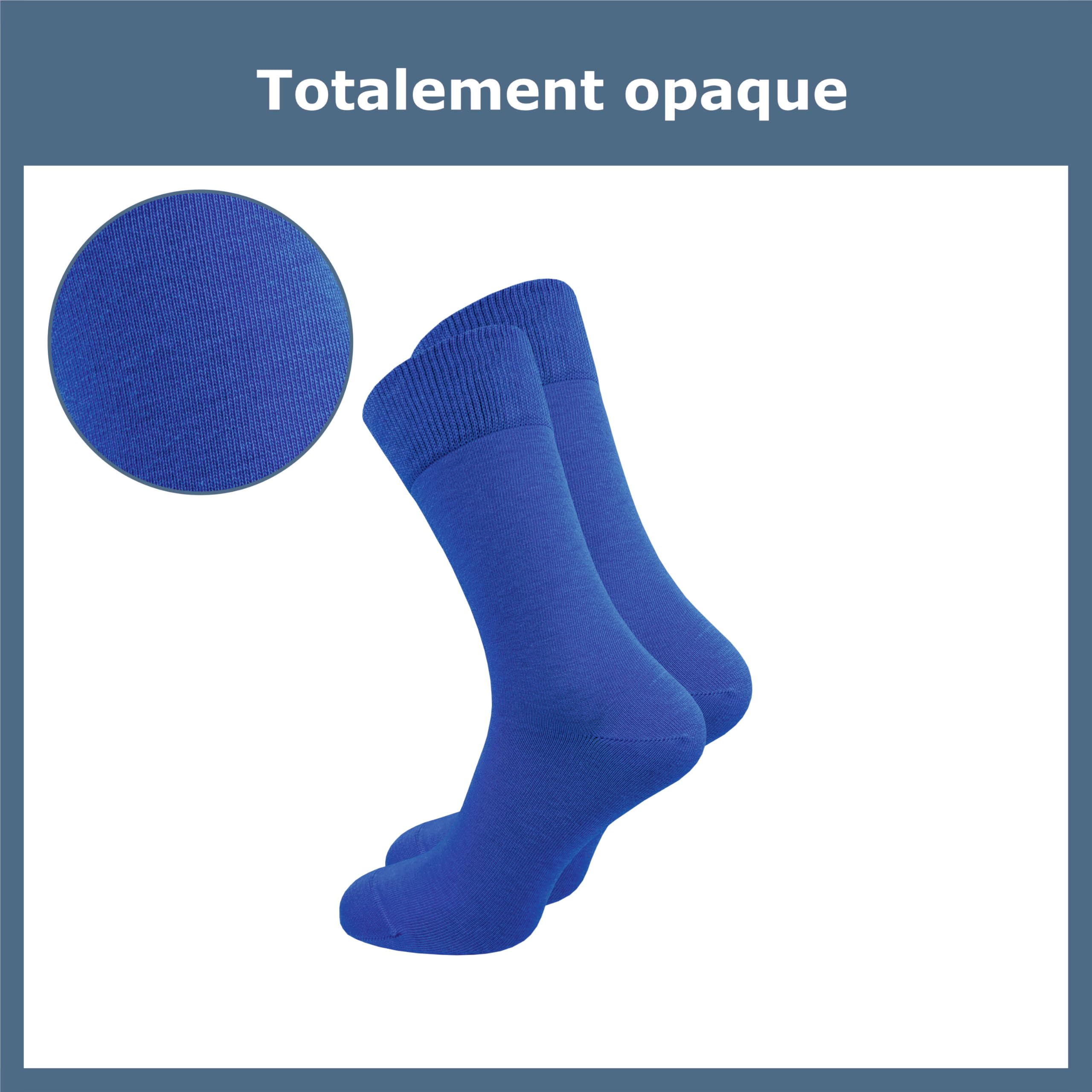 Chaussettes 100% coton pour hommes - Chaussettes sans couture en pur coton | 10 paires | Fil doublement tricoté pour une longue durée de vie