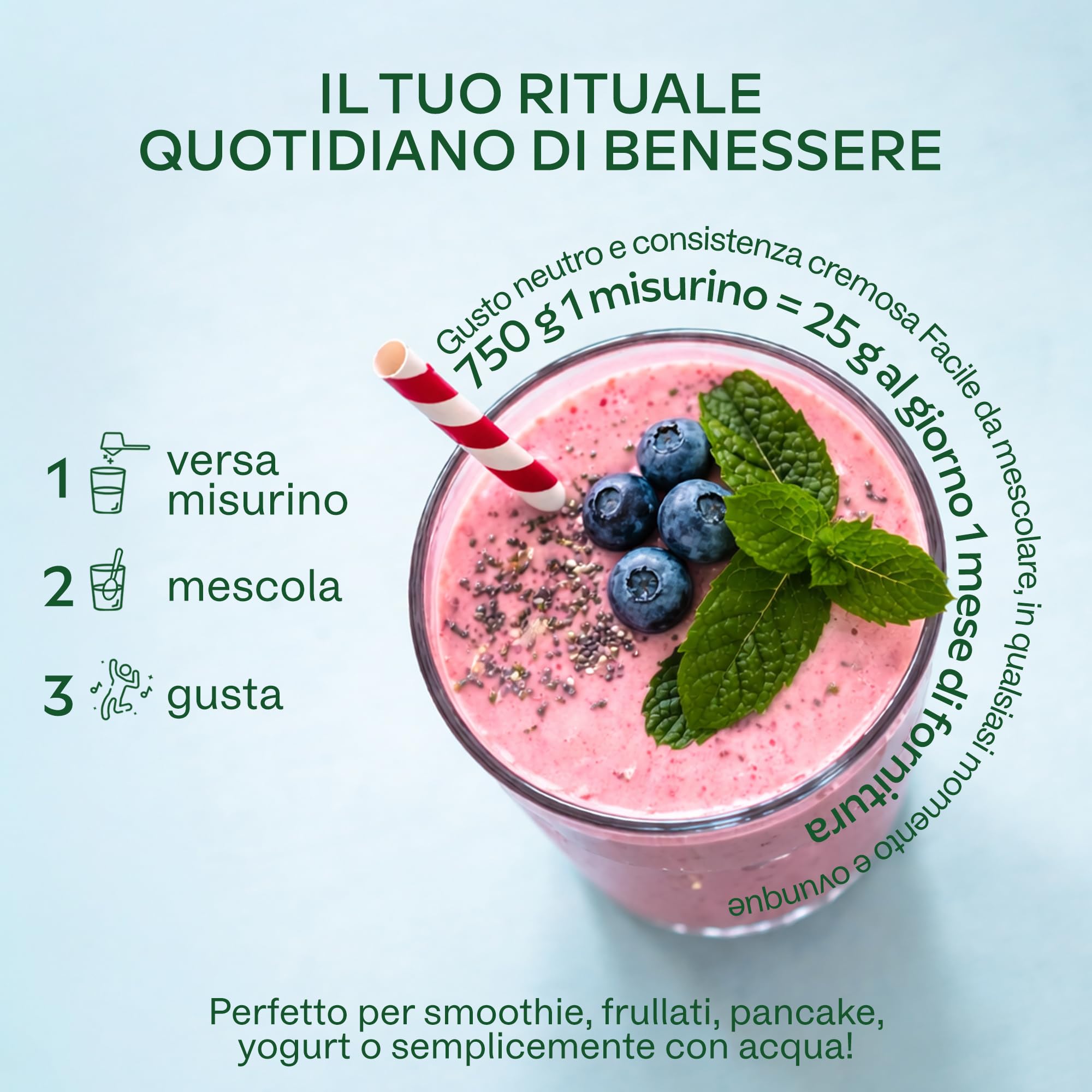 Proteine in Polvere Vegane Neutre 750g DIGEZYME® | 19g Proteine Vegetali da Riso, Pisello (Pea), Fava, Girasole, senza Lattosio, Zucchero, Edulcoranti, Glutine - 9 EEA e BCAA - Vegan Protein Powder