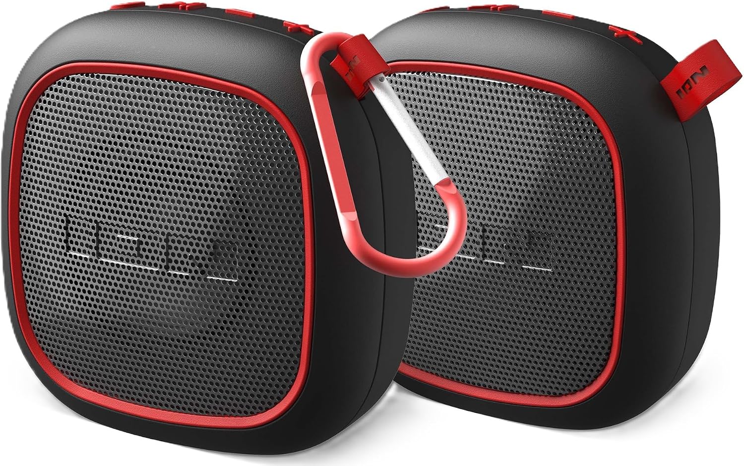 2-Pack ION Audio Magnet Rocker Wireless Bluetooth Speaker with Magnetic Back Mount Built-in