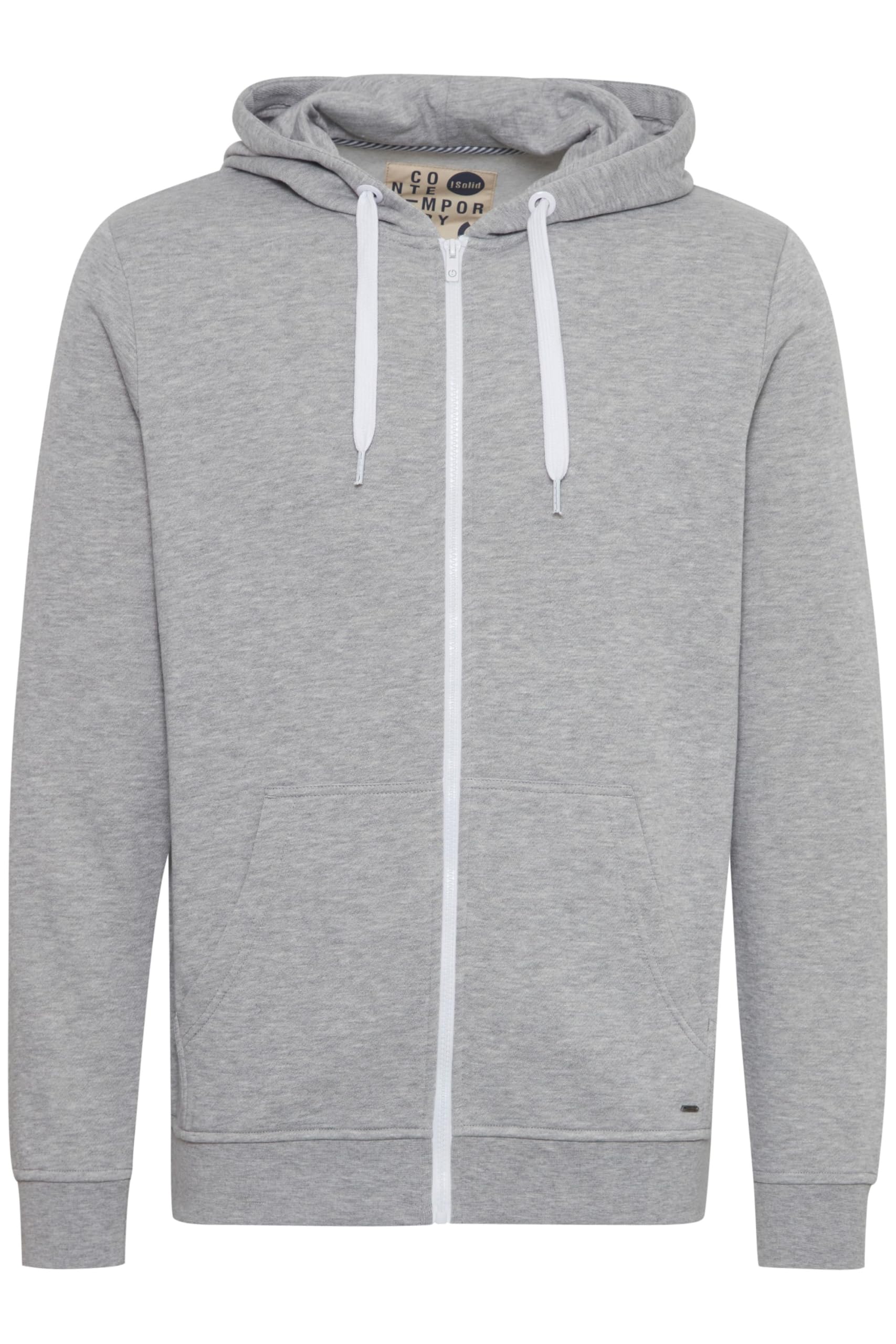 !Solid SDOlli Zip-Hood Herren Sweatjacke Kapuzenjacke Hoodie mit Kapuze Kordelzug Reißverschluss Kängurutasche Regular fit