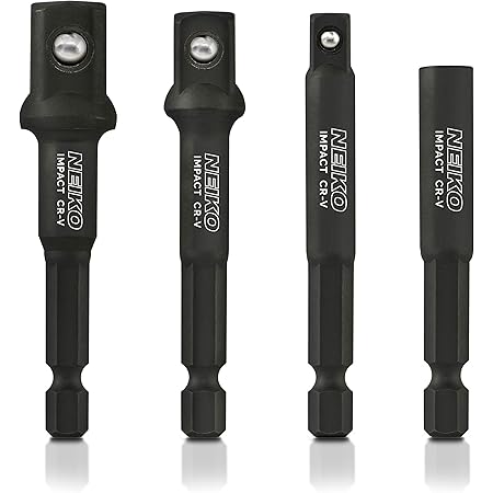 Amazon Com Neiko a Impact Socket Adapter And Magnetic Bit Holder Set 4 Piece Set 1 4 Inch Hex Shank With 1 4 3 8 1 2 Inch Drives Cr V Everything Else Amazon Com Neiko a Impact Socket Adapter And Magnetic Bit Holder Set 4 Piece Set 1 4 Inch Hex Shank With 1 4 3 8 1 2 Inch Drives Cr V Everything Else