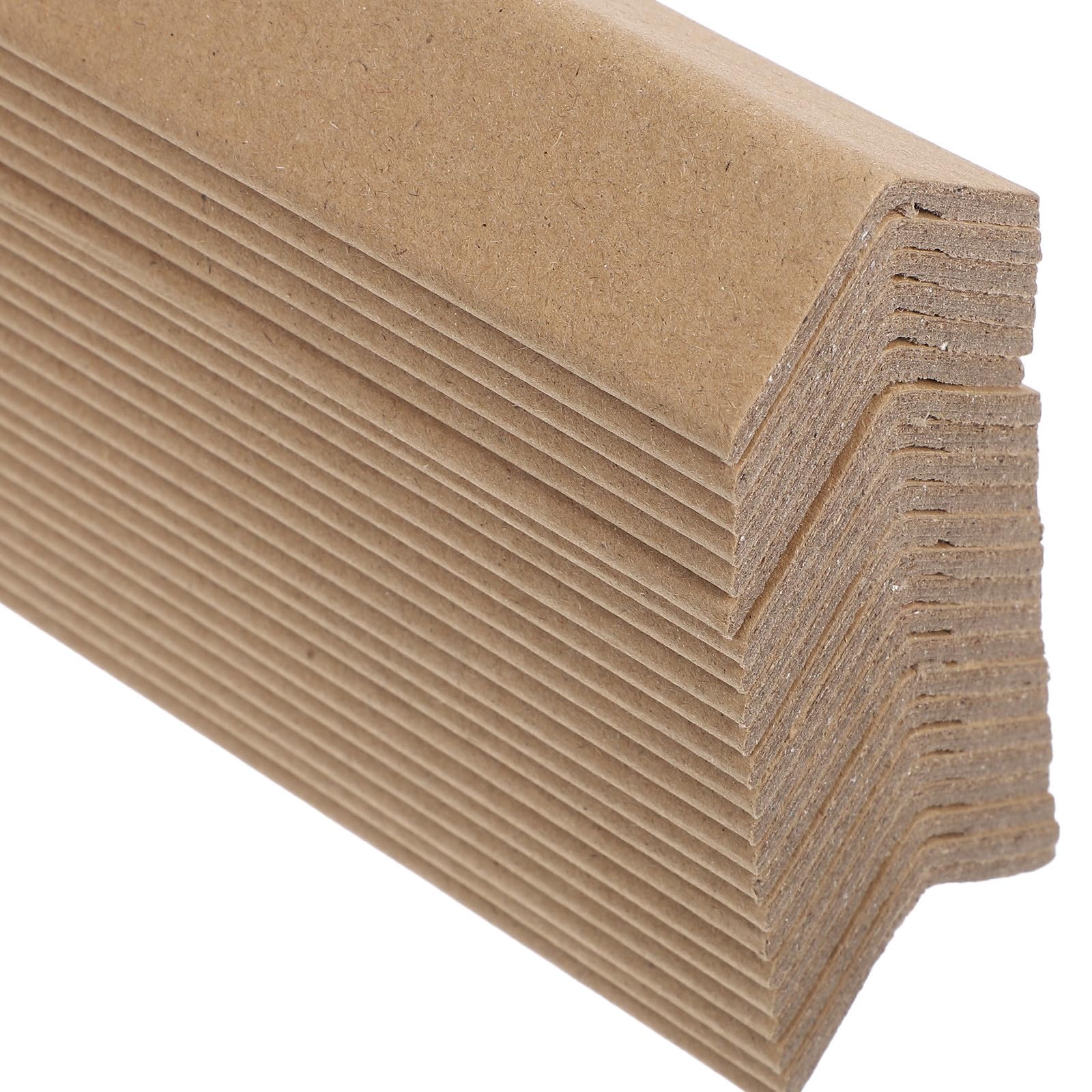 BETOOKY Protections D'angle en Papier L et Transit Sécurisé Lot de 24 Cornières Épaissies Légères et Solide pour Emballage Carton pour Fournitures D'expédition