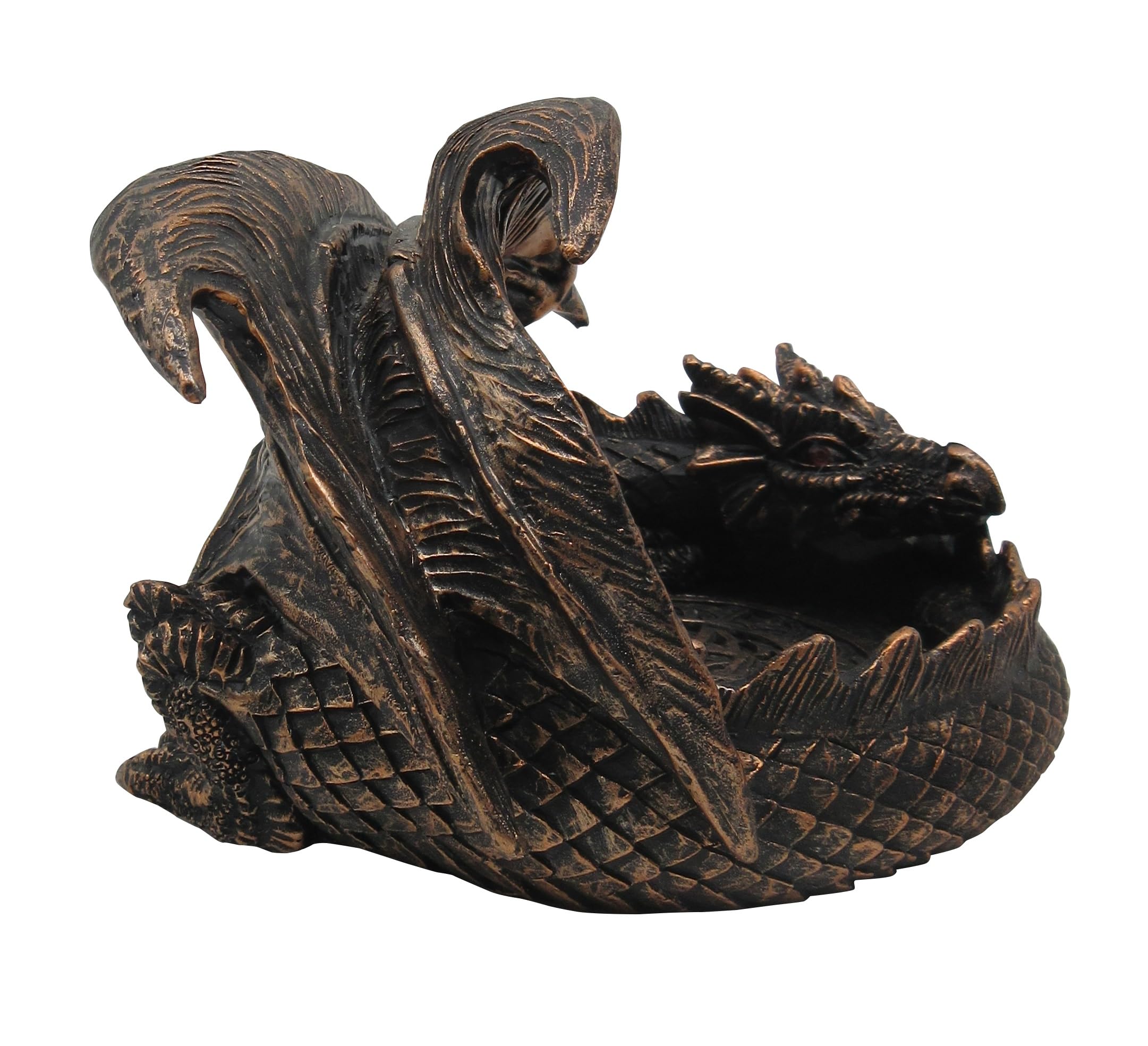 Uśmiechnięty gargulec, 14 cm Dragon DnD, strażnik więzienia, idealny uchwyt na kości smoka do gier fabularnych, mini taca, akcesoria do gier stołowych, dekoracja, prezenty