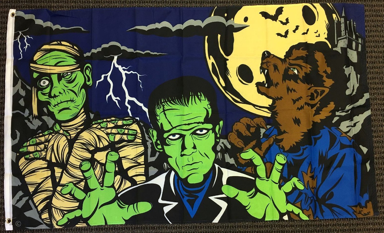 Fright Nights 激レアレコード❷ Amazon.com : Monster Fright Night - Halloween 3x5' Polyester Flag